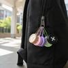 Round Button Shape Clicker Keychain Keyboard-style Button Toy Keycap Pendant  Bag Accessory