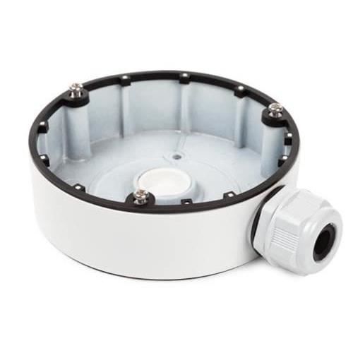 Boîte de jonction pour ECAMIP101 - EtiamPro - dimensions: Ø 126.7 x 35 mm - matériel: aluminium
