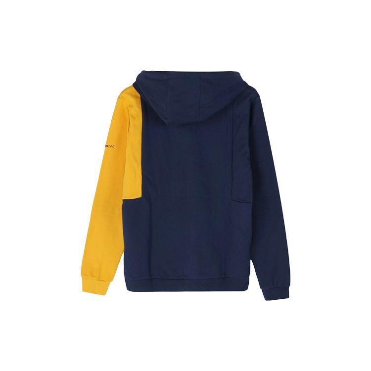 Adidas Neo Color-Block Oversized Hoodie Men Tops Collegiate-Navy Blue EI4358