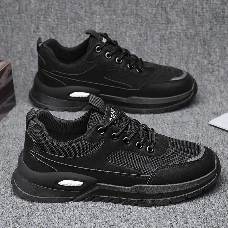 Trendy Men's Sneakers  Outdoor Spring Breathable Running Shoes Mens Comfortable Casual Tennis Shoes New Zapatillas Comodas