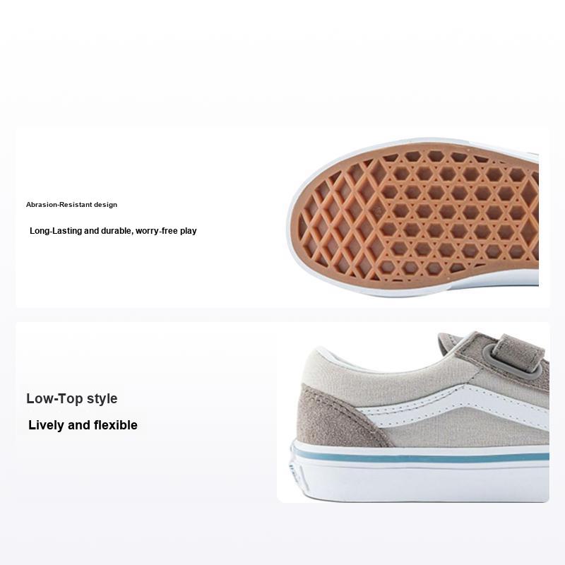 Vans Old Skool V Kids 2 Tone - Кроссовки Driftwood Kids Серые VN000CYWD3Y 34