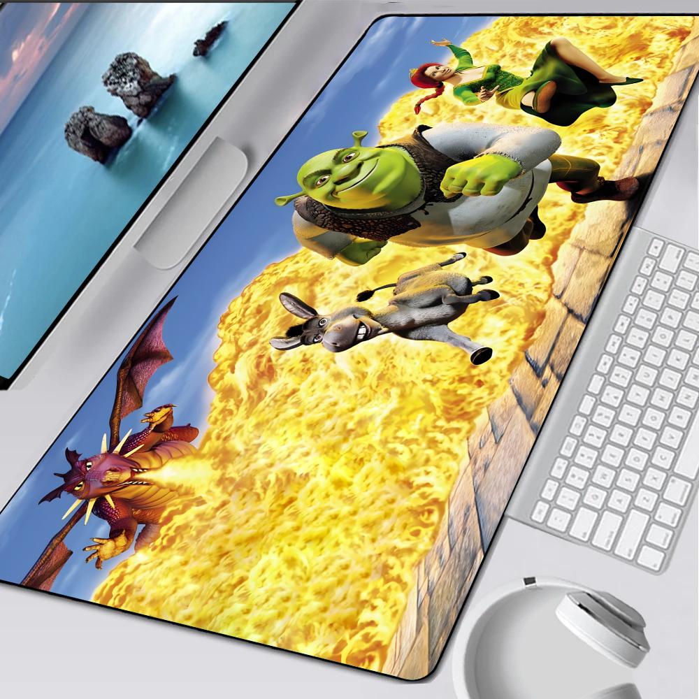 S-ShrekES Mouse Pad Rubber Mat Laptop Xxl Mousepad Notebook Gamer Computer Table Gaming Accessories 600x300x2mm