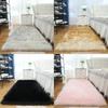 Tappeto Moderno Minimalista Soffice Effetto Lana per Soggiorno e Camera da Letto con Comodità Lavabile in Macchina