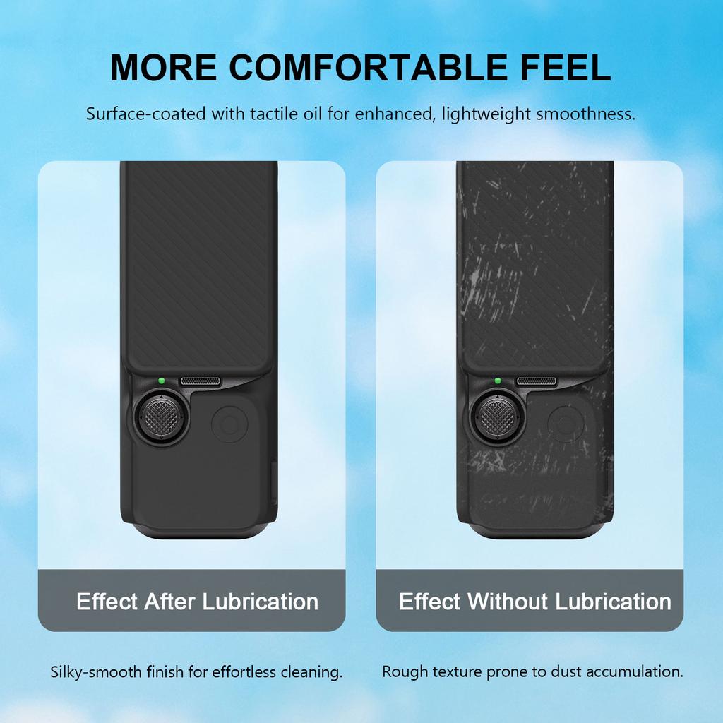 Protective Case for Pocket 4 Action Camera Silicone Cover Camera Dustproof Waterproof Silicone All Round Sleeve Cover
