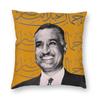 Gamal Abdel Nasser Pillowcase Polyester Linen Velvet Pattern Zip Decor Pillow Case Home Cushion Case