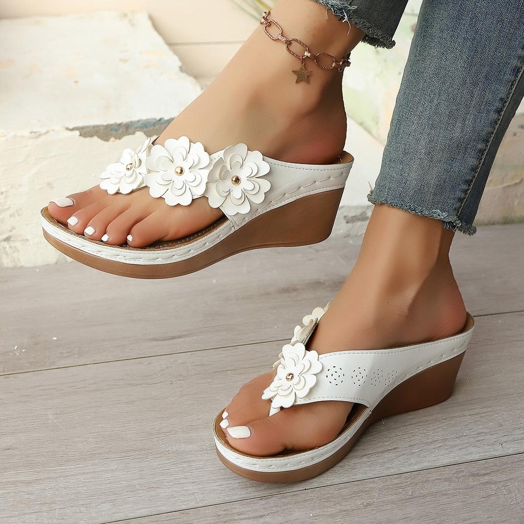 Woman Shoes Sandals Summer Soft Ladies Shoes Slides Women's Sandals Wedge Women's Shoes Outdoor Slipper Footwear Female