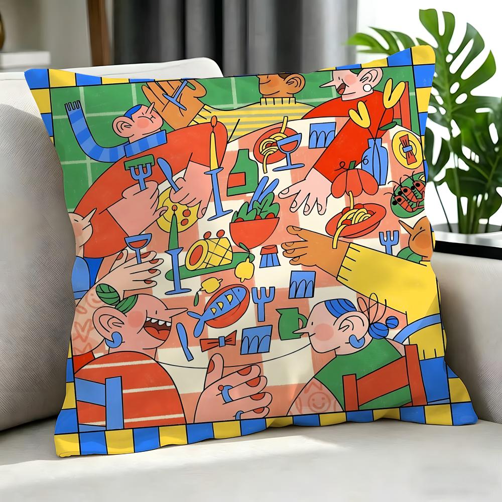 model Malen Pazos Cushion Cover Cushion Cover Set Pcs x x x Pillowcase Decorative Sofa Home Decor