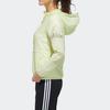 Adidas Jackets Women's Bright Neon Yellow Hooded Moderate FT2885