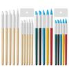 Nail Art Silicone & Wood Dual-Use Embossing & Dotting Tool Set