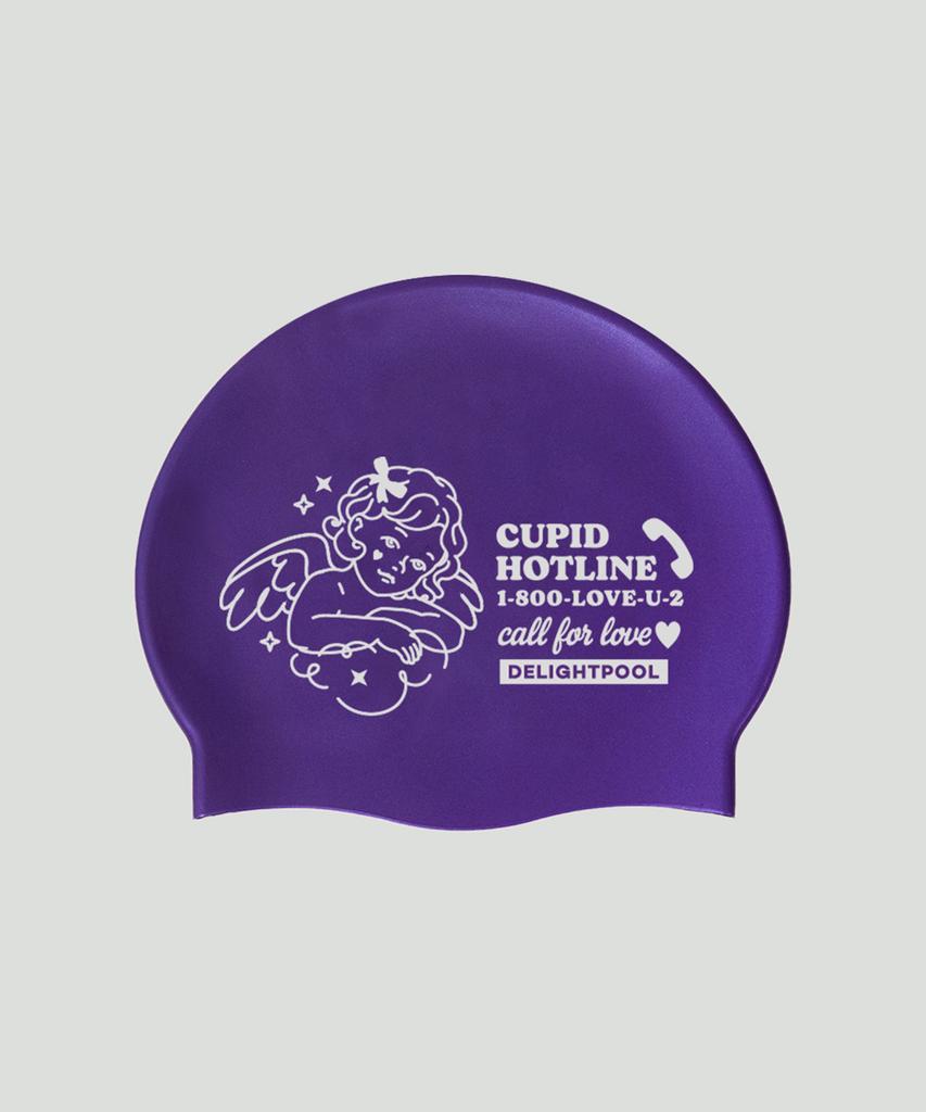 Dillaispul Cupid Hotline : Angel Swim Cap - Purple