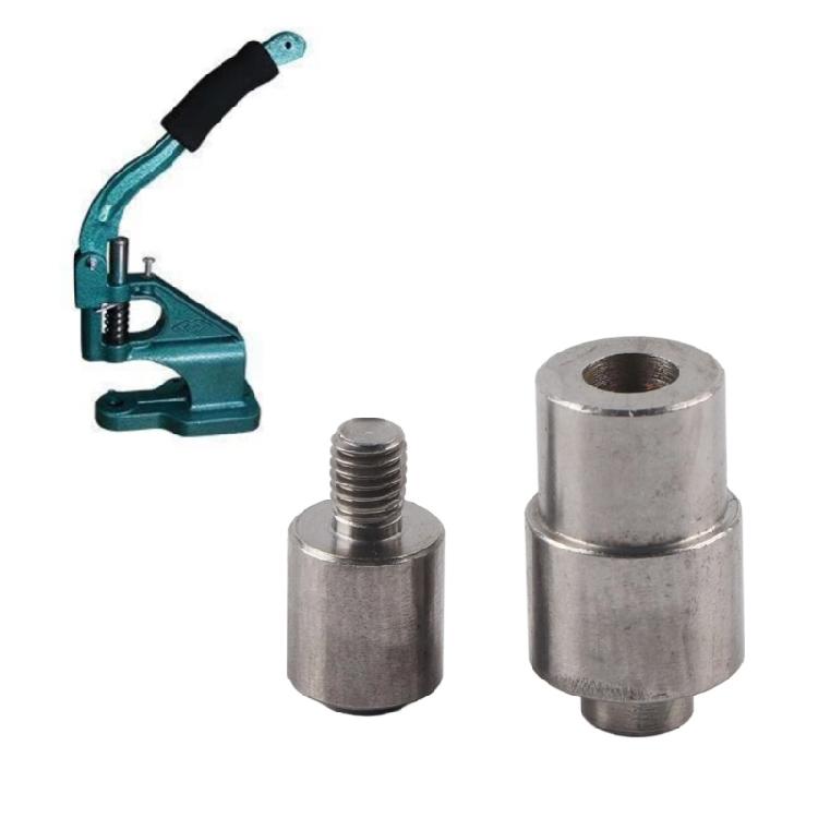 Fabric Grommet Mold Set Metal Hand Press Eyelet Installation Die Pair for Canvas Leather Goods and Repair Tasks