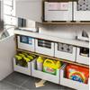 Stackable Plastic Storage Box Multi-size Drawer Desktop Cabinet Organizer for Cosmetics Snacks Home Space Saving Tidy Holder