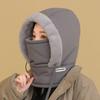 Winter Balaclavas Hat for Men Women Thick Warm Hooded Scarf Hat Fleece Drawstring Hoodie Face Cushion Ski Snow Skull Cap for Cold Weather