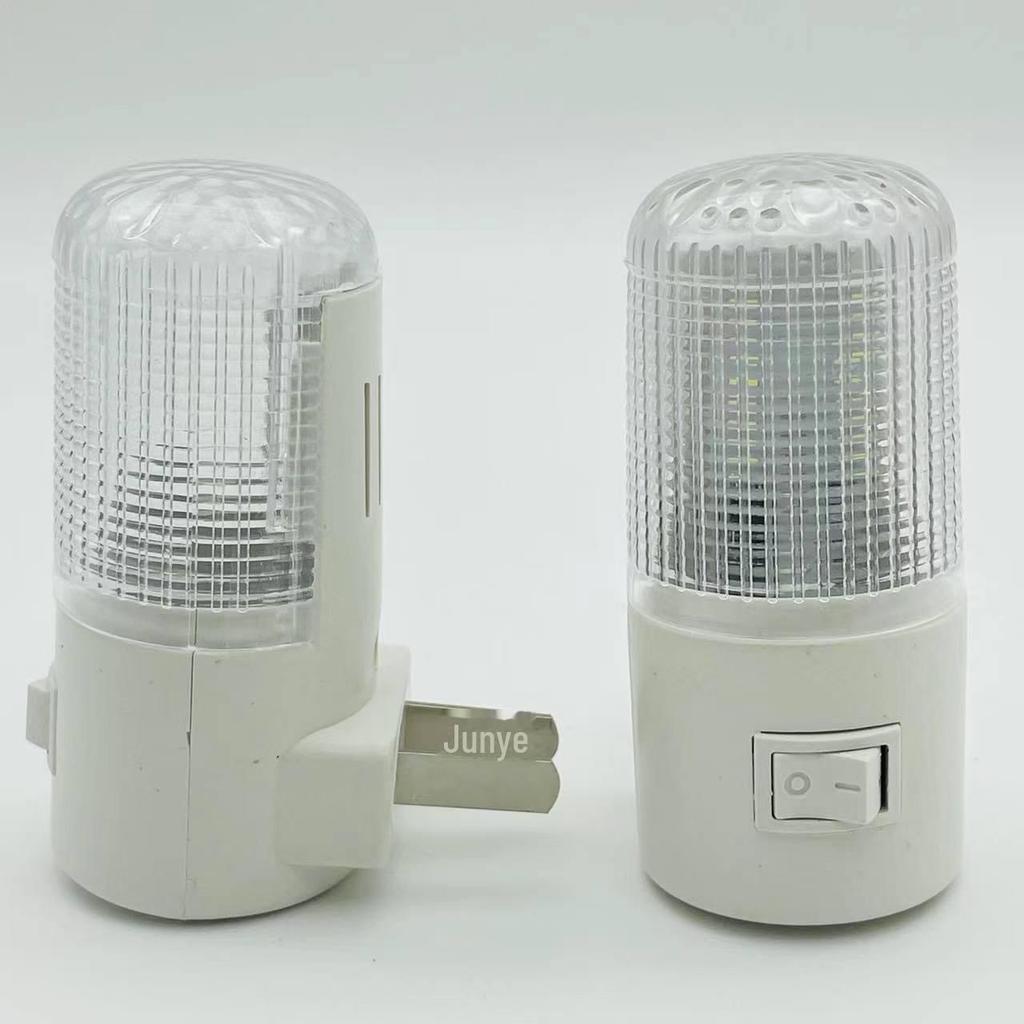 New Year Red 3W LED Night Light Plug-In Lamp for Indoor Bedside Use