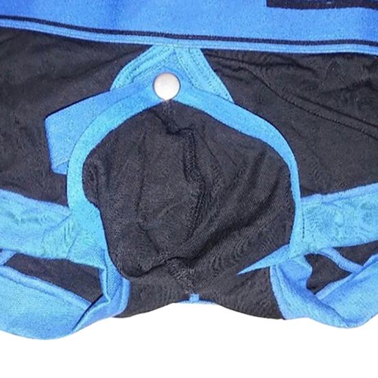 Sexy Boxer Briefs Jockstrap G-string Back Cutout Hole Underwear Thong for Men Daily Wear