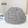 Cappello a Cervello Spaventoso Halloween Berretto Lavorato a Maglia Elastico Spesso per Adulti Bambini Skullies Tieniti Caldo all'Aperto Cappellino per Bambini Copricapo Invernale