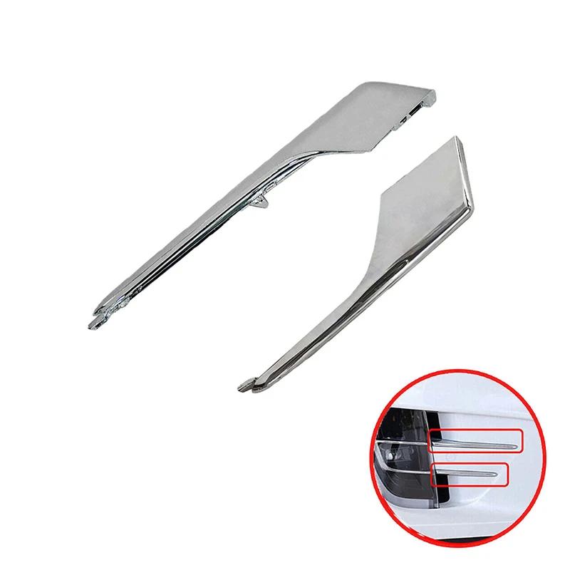 New For Tesla Model X Front Bumper Fog Light Chrome Trim Molding 1049609-00-E1049610-00-E 1049611-00-E 1049612-00-E Accesorios