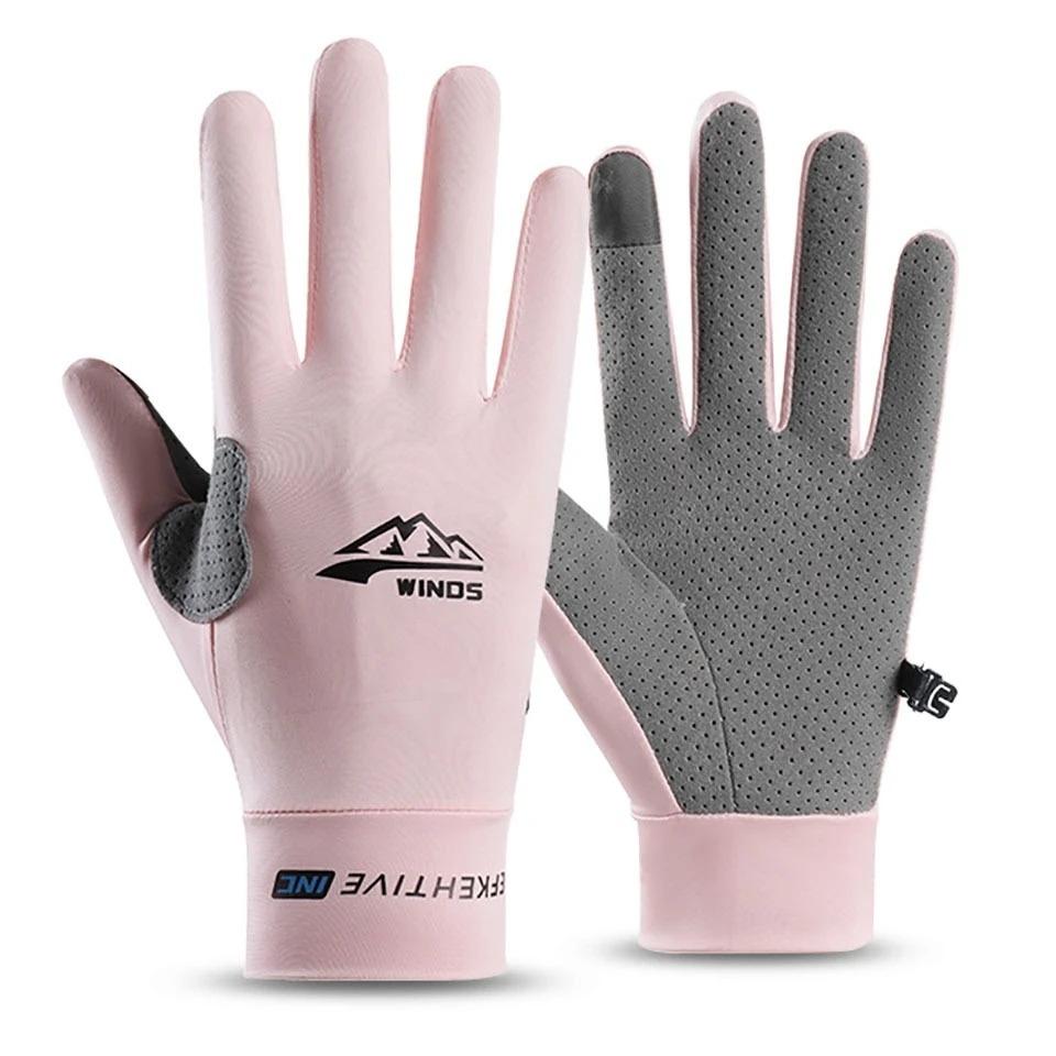 1Pair Fingerless Gloves for Men Women UV Sun Protection Half Finger Glove for Fishing Paddling Sailing Rowing Sports Gloves