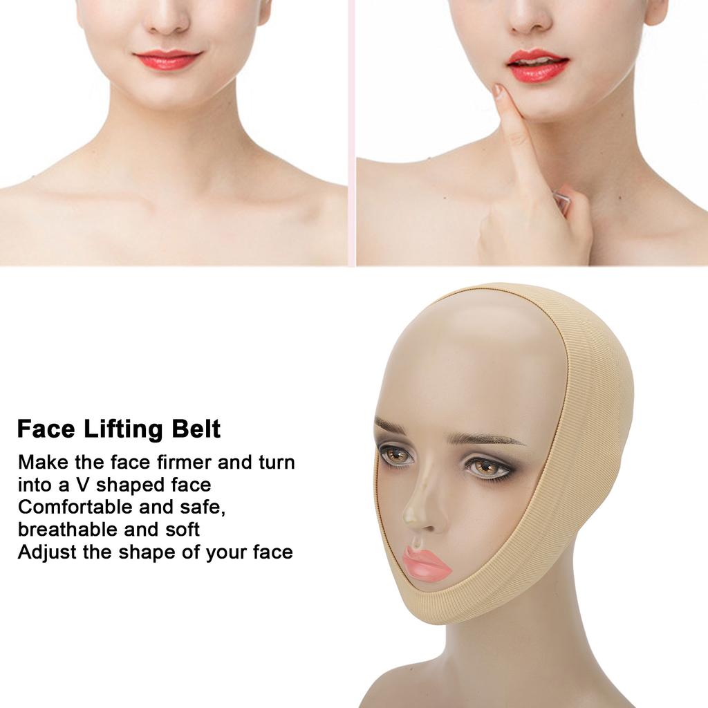 Face Strap Slimming V Shaped Lifting Belt Reduce Double Chin Breathable Face Slimming Belt