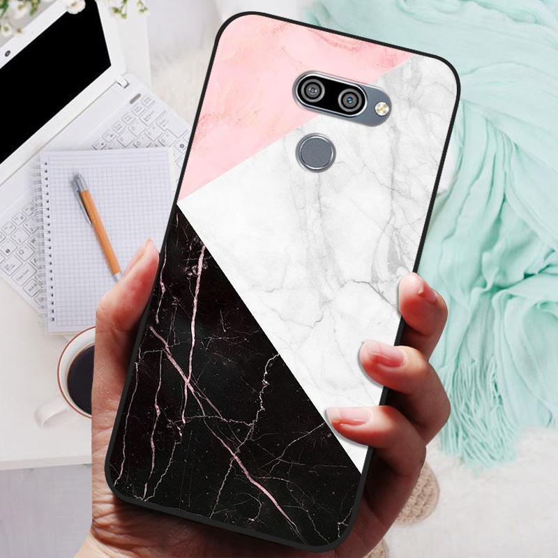 for LG K50 Q60 Case K 50  Soft TPU Silicone Phone Covers for LG Q60 LGK50 K 50 LGQ60 Case Bumper  Q 60 Shockproof Coque Cover