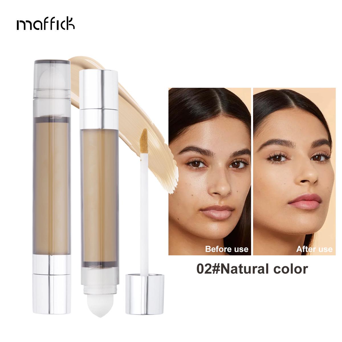 

MAFFICK Трехмерный осветляющий консилер: Увлажняющий, Питательный, Натуральный Макияж для Контурирования Пор и Носа. 4.8g