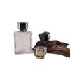 50ml Portable Minimalist Square Glass Perfume Bottle with Sprayer