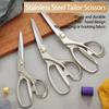 Stainless Steel Sewing Scissors Professional Tailor Scissors Thread Cutter Dressmaker Shears Tools Sewing Craft Supplies CFJ001