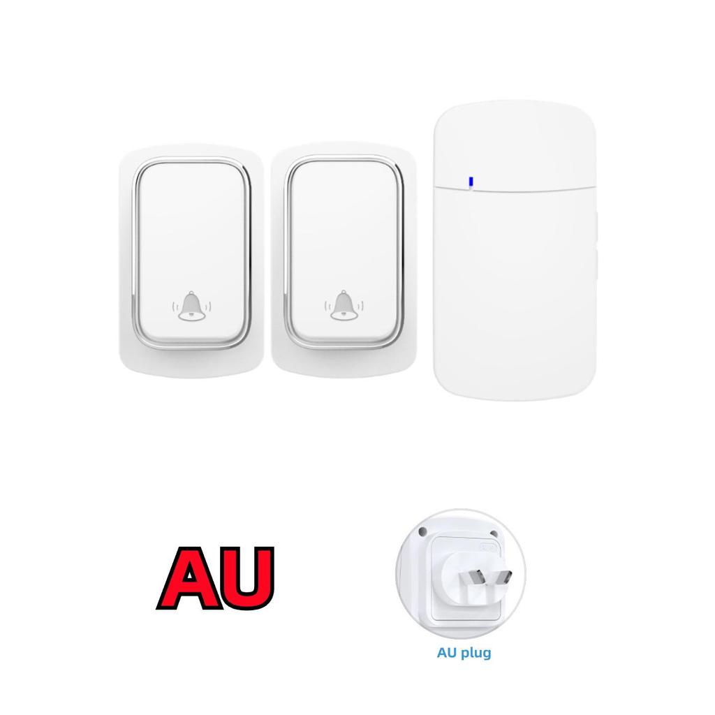 Self-Powered Wireless Doorbell, Australian Standard, Waterproof, High-Volume, Kinetic Energy, Remote Caller