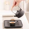 ZISIZ Small Black Pottery Kung Fu Tea Set
