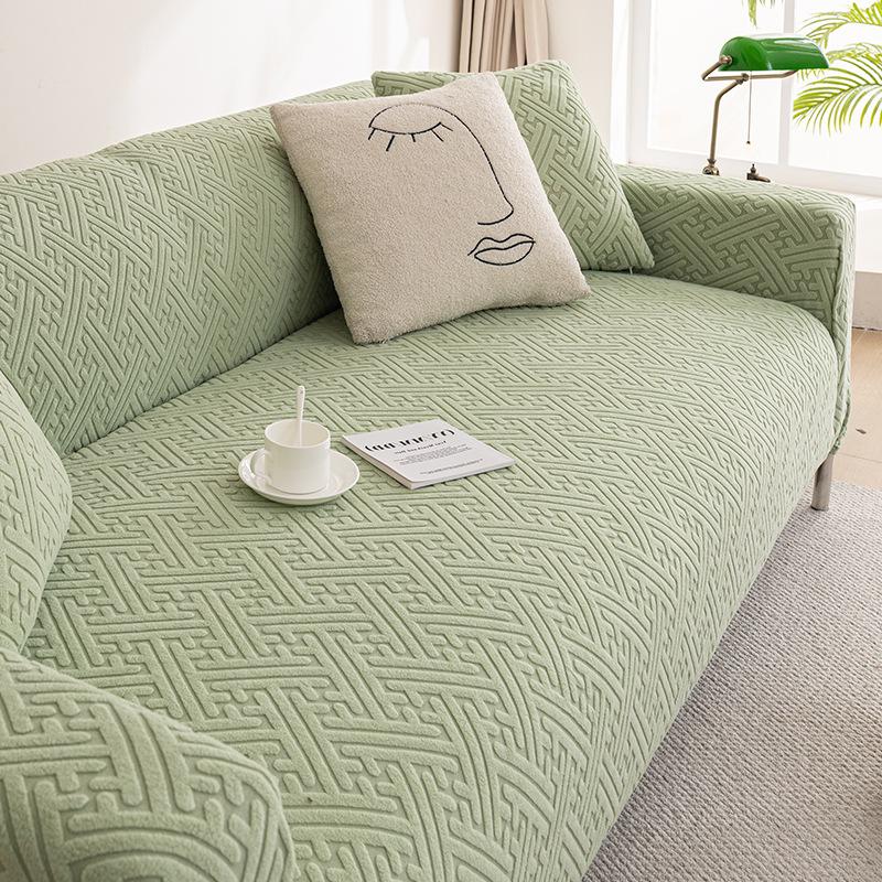 Premium Elastic Sofa Covers Full Protection Cat-Proof Stretch Fabric All-Season Universal Lazy Sofa Slipcover