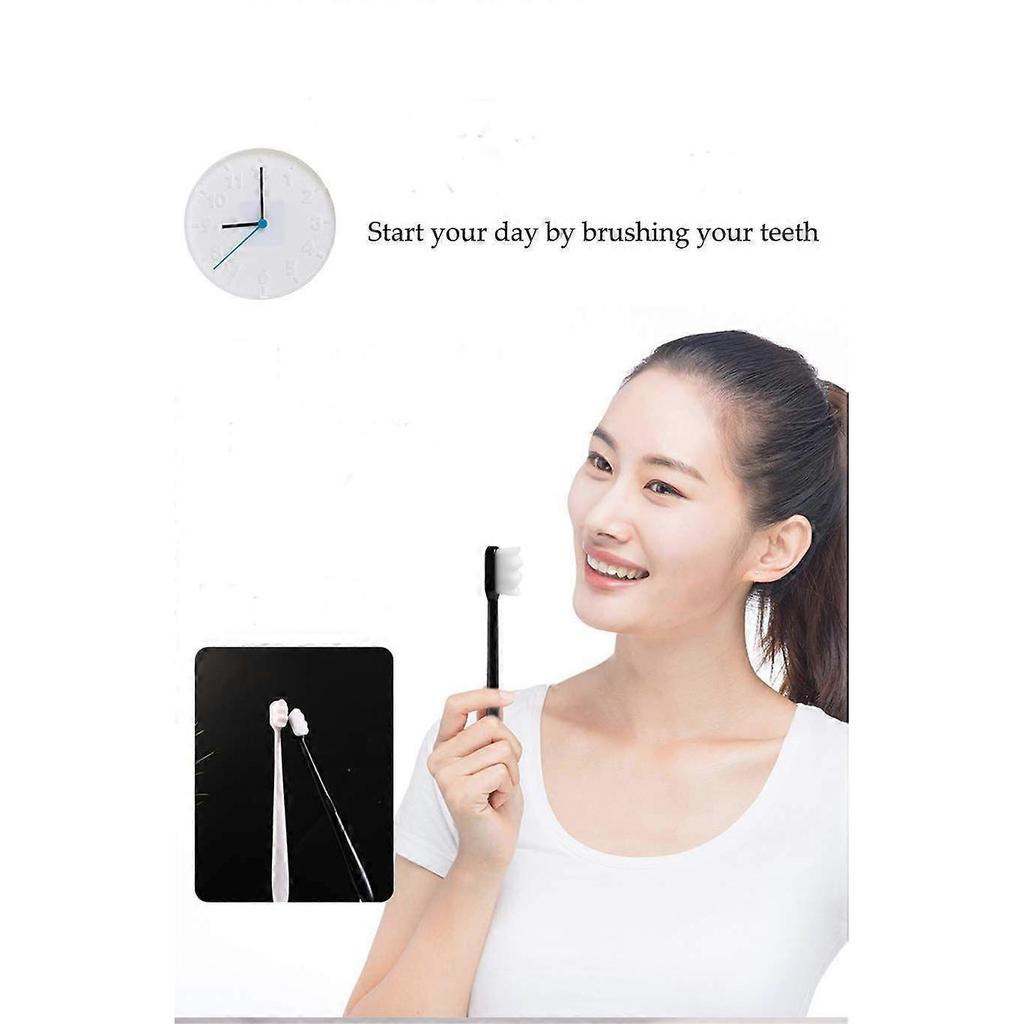 hongjin Extra Soft Toothbrush, Ultra Soft-bristled Adult Toothbrush Micro Nano 15000 Floss Bristle Good Cleaning Effect for Sensitive Teeth Oral Gum R