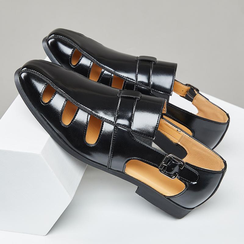 Neue Sommer Herren Sandalen Europäisch Amerikanische Gentlemen Elegant Designt Atmungsaktiv Strand Sandalen Größe 38-46 Herren Sandalen