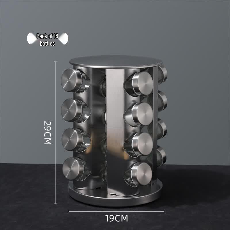 

Stainless Steel Rotating Spice Rack