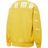 Puma Logo Print Casual Crewneck Sweatshirt Women sweatshirt Bamboo-Yellow 537019-31