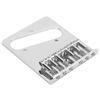 Saddle Bridge Metal Silver 6?String Hardtail Fixed Replacement for TL Electric Guitar