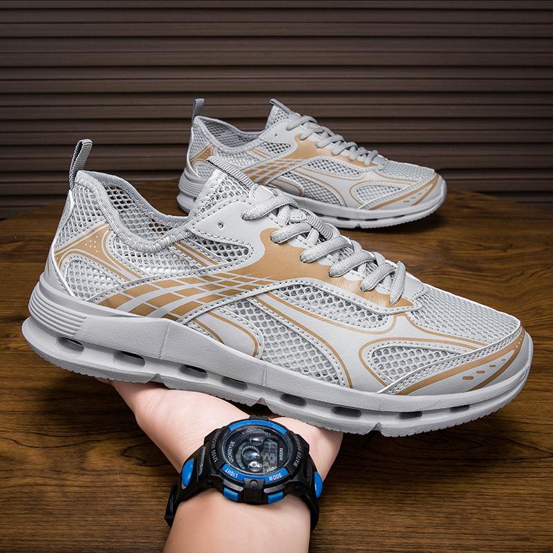 

Обувь Creek мужская уличная сетчатая дышащая полая летающая тканая сетка большого размера болотная обувь для плавания спортивная мужская обувь 46