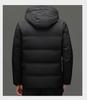 Men's Winter Goose Down Hooded Jacket - Stylish & Trendy 90% White Goose Down Filling