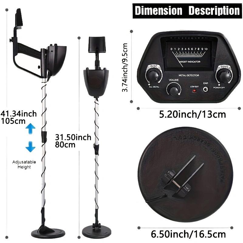 Underground Metal Detector MD-4030 Popular Gold Treasure Hunter Finder - Batteries Not Included