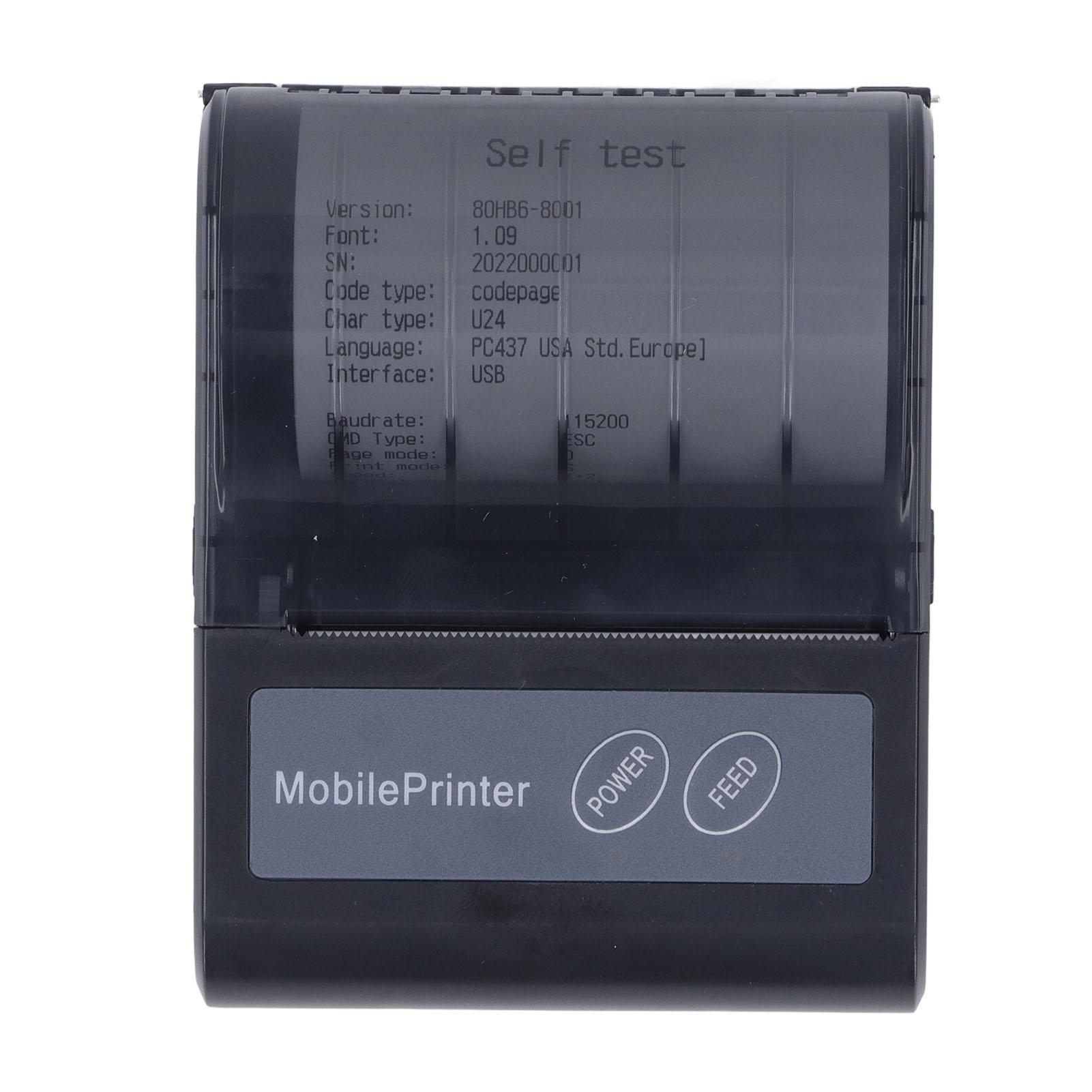 

Термопринтер для чеков Bluetooth Портативный Ручной Термопринтер для Супермаркета Ресторана