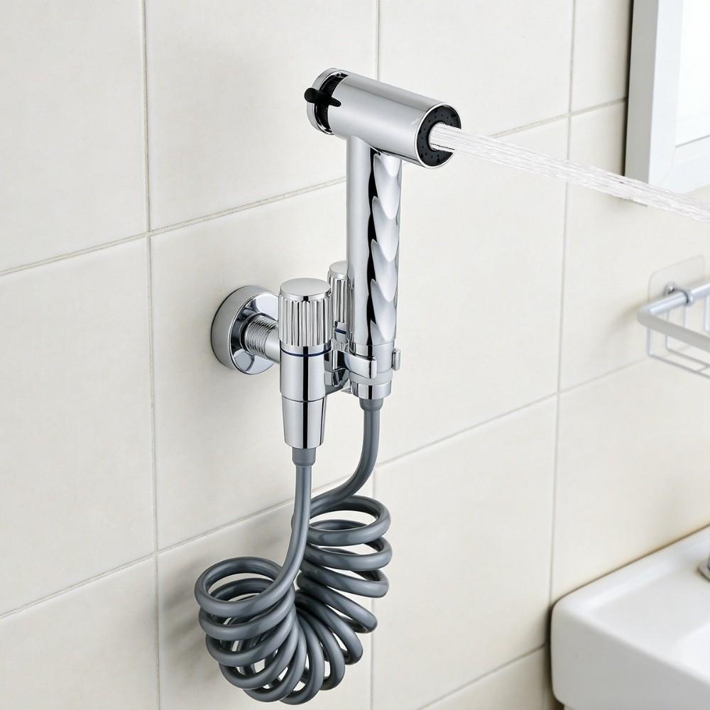 High Pressure Bidet Sprayer Plastic Toilet Sprayer Portable Water Sprayer Modern Bathroom