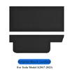 Carbon Fiber Glove Box Cover Leater Sticker For Tesla Model 3 2017-2023 Interior Accessories Copilot Anti Kick Protection Patch