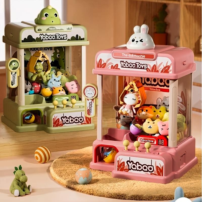 Children's Claw machine - Creative claw games with music and lights, large claw machine with colorful stuffed animal prizes, sui