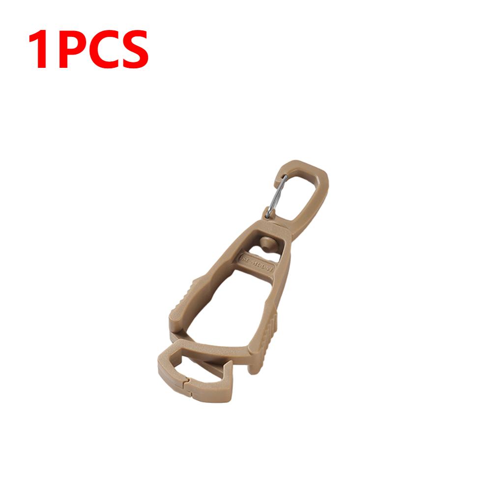 

Вешалка для перчаток для активного отдыха, многоцелевой крючок, защищающий от падения, держатель для рабочих перчаток, ключи для бутылки с водой, предохранительный зажим для походных инструментов хаки