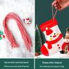 Festive Red Sock Candy Gift Bags: Christmas Self-Sealing Holiday Decoration
