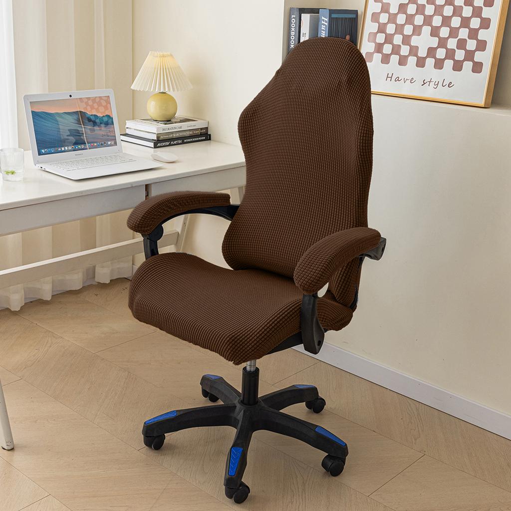 Simple Home Gaming Chair Covers Elastic Backrest Armrests Covers Computer Game Durable Stretch Chair Cover Office Chair
