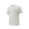 Plain Round Neck Short Sleeve Sports T-Shirt Men Tops Digital-Mist-Gray 952627103-3