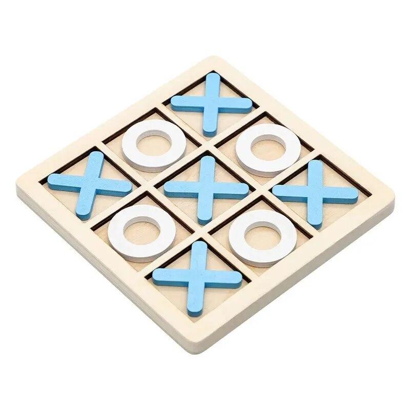 Montessori Spiel Spiel Holzspielzeug Mini Schach Interaktion Puzzle Training Gehirn Lernen Frühe Lernspielzeuge Für Kinder