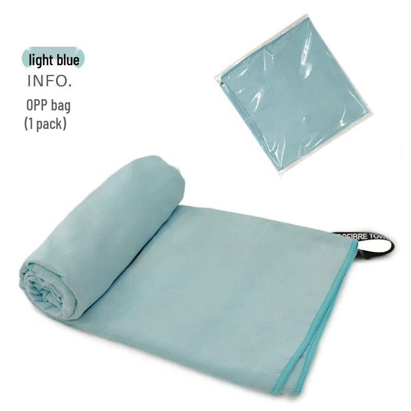 Ultra-Fine Double-Sided Quick-Dry Plush Towel - Beach, Sports & Sweat-Absorbing, Customizable with Logo