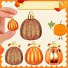 24 Pcs Pumpkin Ball Decorations Fall Pumpkin Hanging Ornament For Thanksgiving Christmas Tree Home Halloween Festival