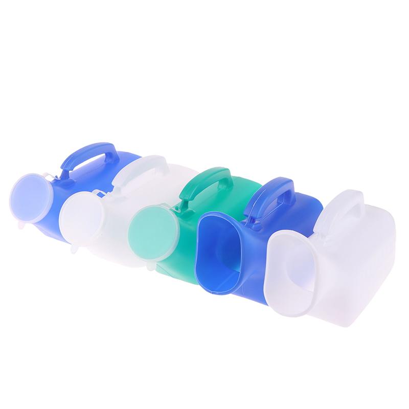 1Pc Portable Urinals Bottle For Women/Men 1000/1200Ml Plastic Bedpan Bottle With/Without Lid Pee Container Urinary Pee Bottle